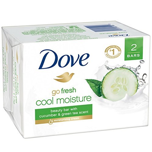 Dove go fresh Beauty Bar Cucumber and Green Tea 4 oz, 2 Bar