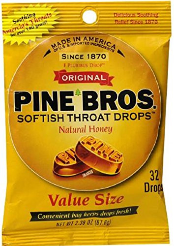 Pine Bros Throat Drops Ho Size 32ct Pine Bros Throat Drops Honey 32ct