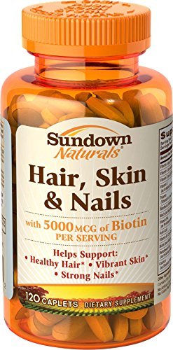 Sundown Naturals Hair, Skin & Nails Caplets 120 TB - Buy Packs and SAVE