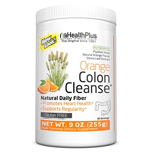 Health Plus Colon Cleanse, Orange Flavor, 9-Ounces, 36 Servings