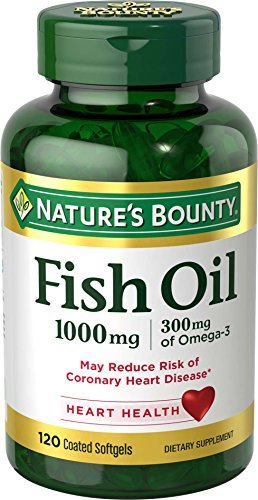 Nature's Bounty Odorless Fish Oil 1000 mg Softgels 120 CP - Buy Packs and SAVE