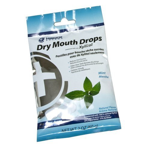 Hager Pharma Dry Mouth Drops with Xylitol Mint 26 EA - Buy Packs and SAVE