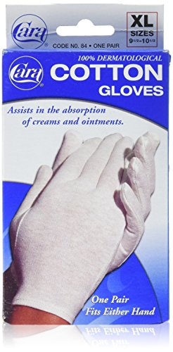 CARA Moisturizing Eczema Cotton Gloves, Extra Large, 1 Pair