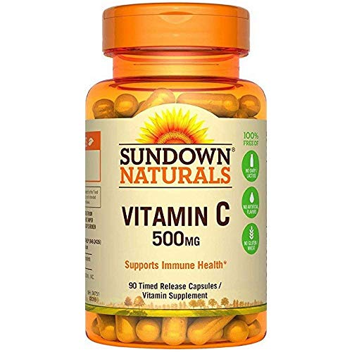 Sundown Vitamin C 500 mg Capsules Time Release 90 Capsules