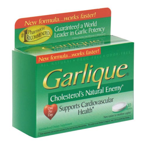 Garlique Size 30ct Garlique Cardiovascular Dietary Supplement