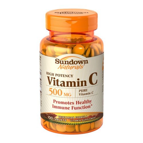 Sundown Naturals Vitamin C 500 mg Tablets 100 TB - Buy Packs and SAVE