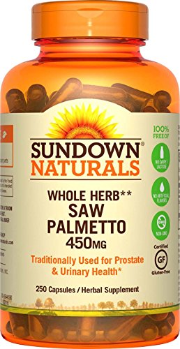 Sundown Naturals Saw Palmetto 450 mg, 250 Capsules