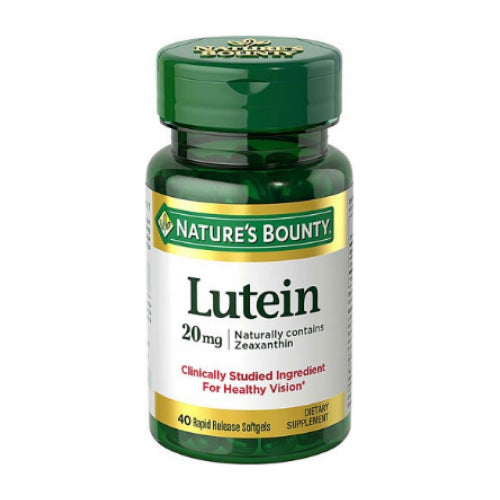 Nature's Bounty Lutein 20 mg Softgels 40 CP