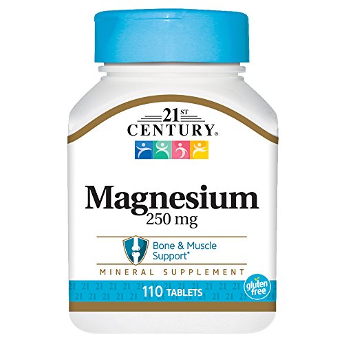 21st Century Magnesium Tablets, 250mg, 110 Count