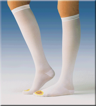 BSN Med/-Beiersdorf/Jobst Anti-Em Knee-Highs, Medium-Long, White Pair, 0.12 Pound