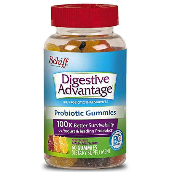 Digestive Advantage Probiotic Gummies - Survives Better than 50 Billion - 60 count