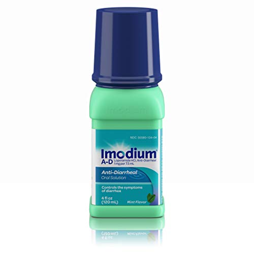 Imodium A-D Anti-Diarrheal Liquid, Mint Flavored, 4 oz