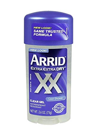 ARRID Extra Dry Anti-Perspirant Deodorant Clear Gel Cool Shower 2.60 oz