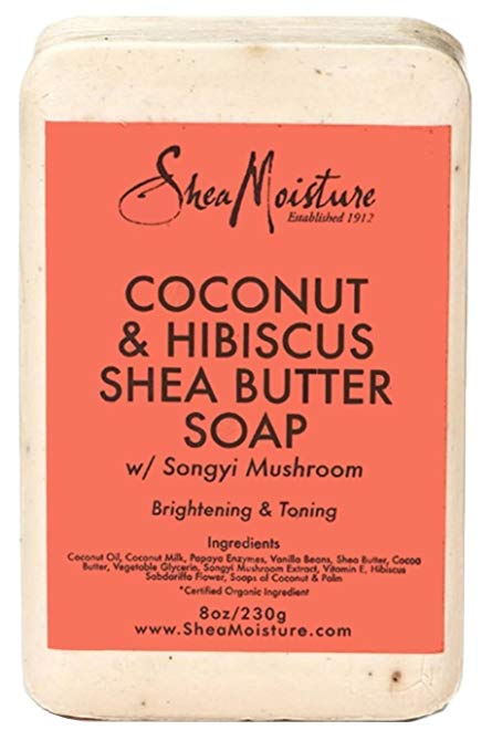 Shea Mst Ccnt&Hbscs Shbtr Size 8.0 O Shea Moisture Coconut & Hibiscus Shea Butter Soap 8.0oz