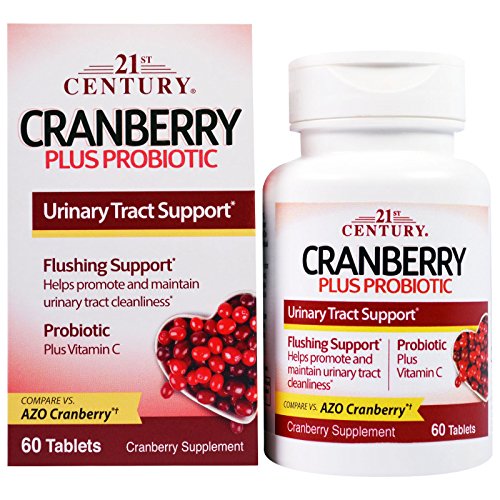 21st Century Cranberry plus Probiotic - 60 Tablets,