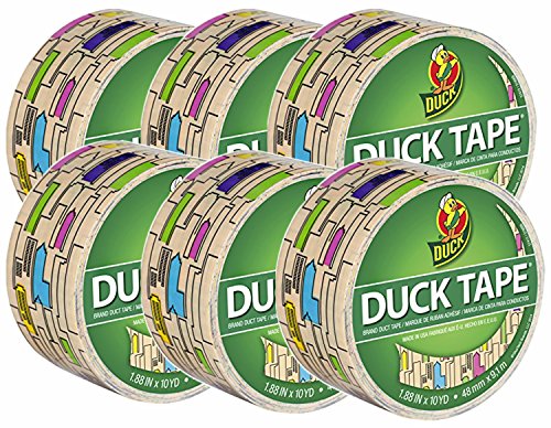 Duck Brand Duct Tape, Skyline Designed, (Pack of 6)