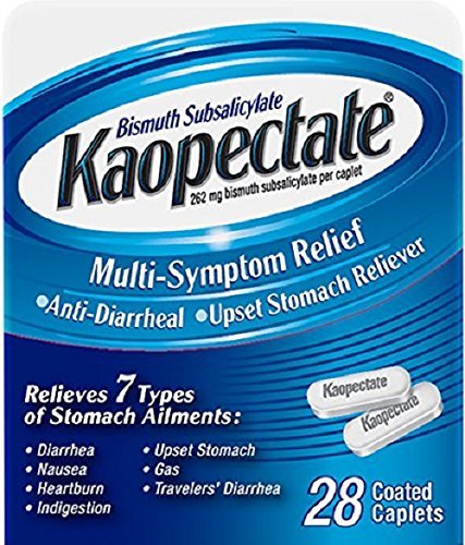 Kaopectate Anti-Diarrheal and Upset Stomach Reliever Coated Caplets 28 CP - Buy Packs and SAVE