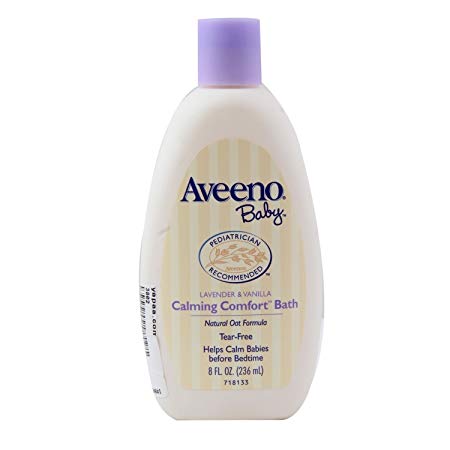 Aveeno Baby Calming Comfort Bath Lavender and Vanilla -- 8 fl oz