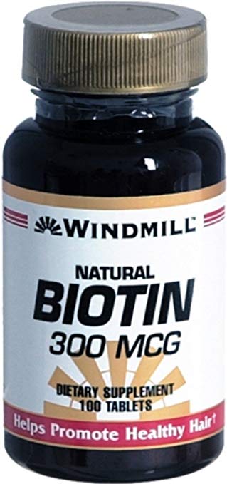 Windmill Biotin 300 mcg Tablets - 100 Ea