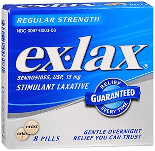 Ex-Lax Pills Regular Strength 8 EA - Buy Packs and SAVE