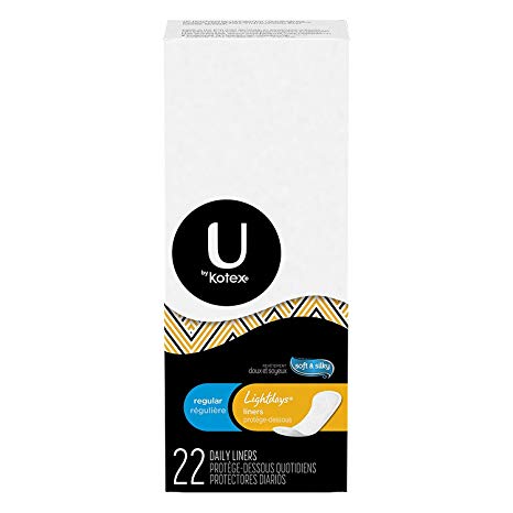 U by Kotex Regular Lightdays liners 22 ea