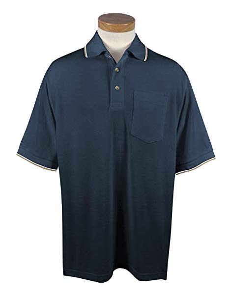 Tri-Mountain Men's 7.8 oz 60/40 Moisture-Wicking Golf Shirt - 117 Conquest