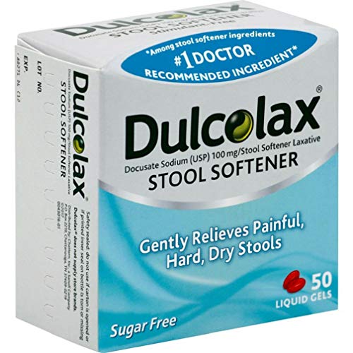 DulcoLax Stool Softener Liquid Gels, 50 ct