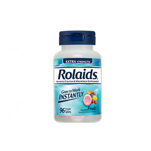 Rolaids Extra Strength Tablets, Fruit, 96 ct