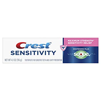 Crest Sensi-Relief Whitening Toothpaste, Scope Minty Fresh, 4.1 Fluid Ounce