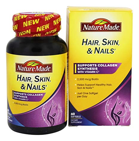 Nature Made Hair, Skin, Nails, 60 Softgels