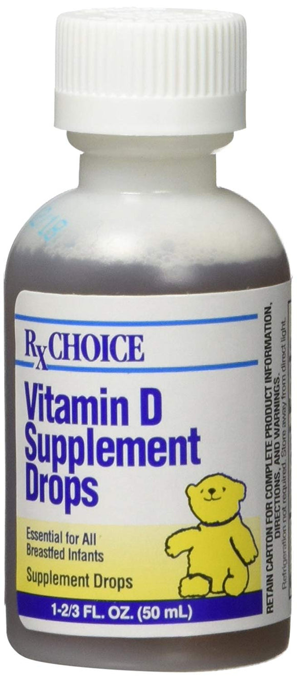 RxChoice Vitamin D Supplement Drops - 1-2/3 fl. oz - Buy Packs and SAVE