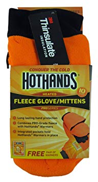 HotHands Heated Fleece Glove / Mittens