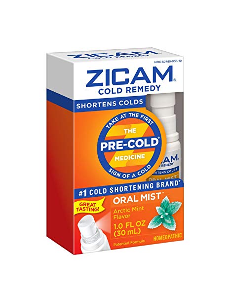 Zicam Cold Remedy Oral Mist, Arctic Mint Flavor, 1 Ounce Homeopathic Cold Remedy, Clinically Proven to Shorten Colds When Taken at the First Sign of Symptoms