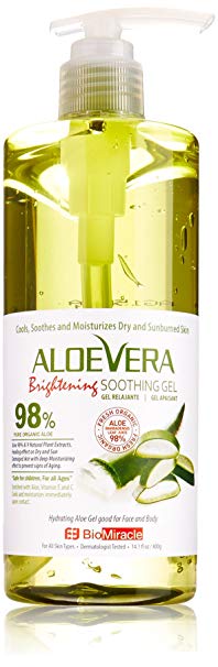 Bio-Miracle Organic Aloe Gel, 14.1 Fluid Ounce