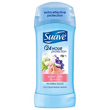 Suave Sweet Pea and Violet Antiperspirant Deodorant, 2.6 oz