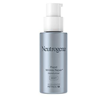 Neutrogena Rapid Wrinkle Repair Anti-Wrinkle Night Accelerated Retinol SA Facial Moisturizer, 1 fl. Oz