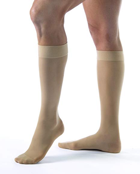 Jobst Women's UltraSheer Light Support Knee Highs,Silky Beige, 4.5-6.5