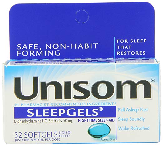 Unisom SleepGels, 32 Softgels per Box