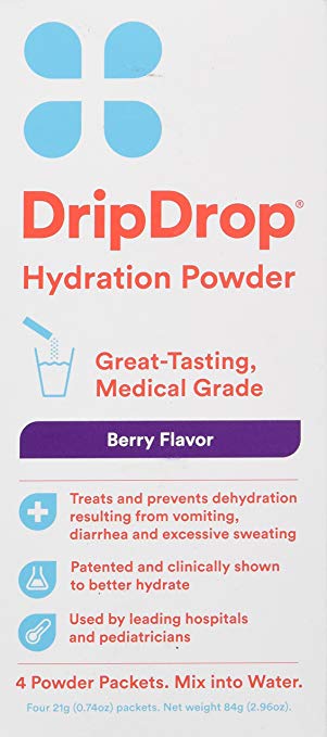 Drip Drop ORS 4 Powder Packs Berry