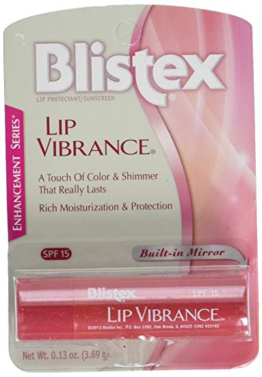 Blistex Lip Vibrance, Lip Protectant, SPF 15 0.13 oz