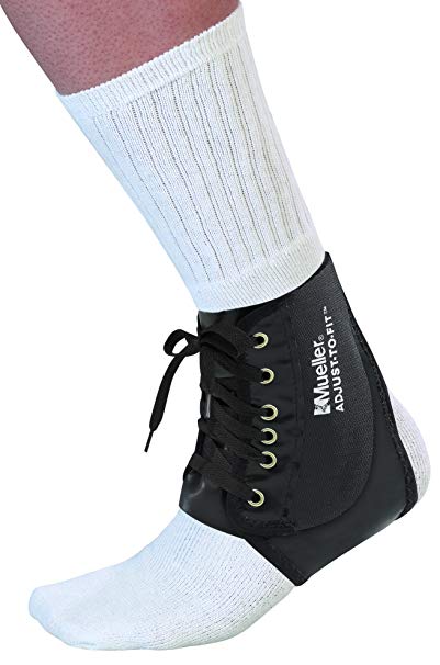 Mueller Adjust-To-Fit Black Ankle Brace