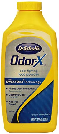 Dr. Scholl's Odor X All Day Deodorant Powder-6.25 oz.