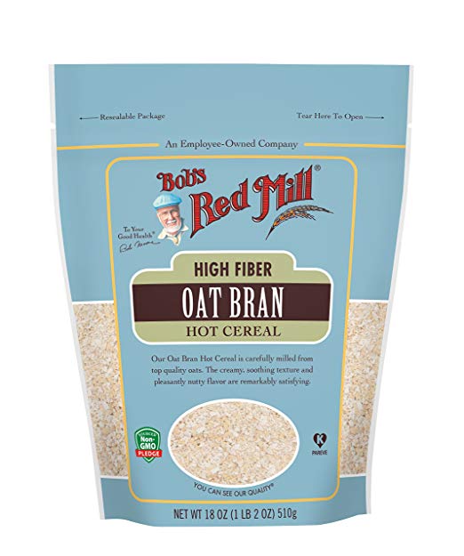 Bob's Red Mill Oat Bran Hot Cereal, 18 Oz