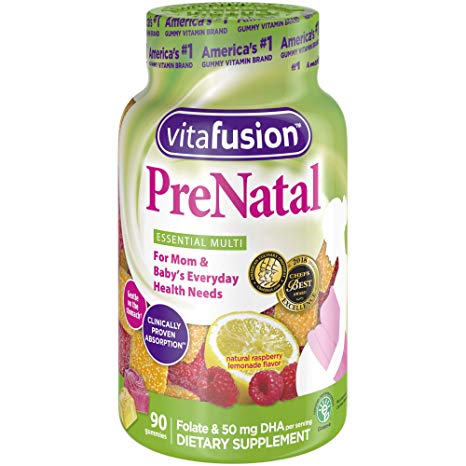 Vitafusion PreNatal Gummy Vitamins, 90ct