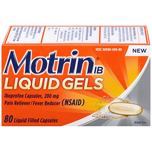 Motrin Liquid Gels, 80 Count