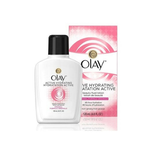 OLAY Active Hydrating Beauty Fluid Lotion Original 4 OZ