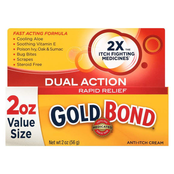 Gold Bond Rapid Relief Anti Itch Cream, 2 oz