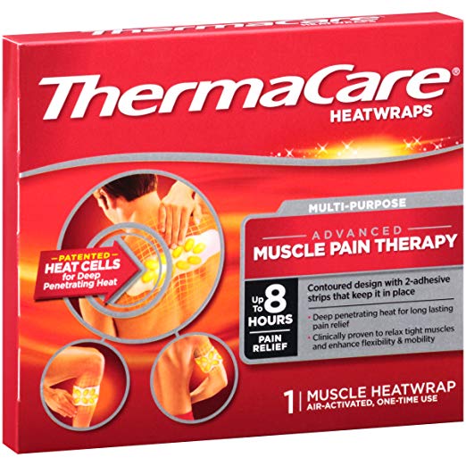 ThermaCare Advanced Multi-Purpose Muscle Pain Therapy (1 Count) Heatwraps, Up to 8 Hours of Pain Relief, Temporary Relief of Muscular Pains