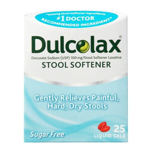 Dulcolax Stool Softener Liquid Gels 25 CP