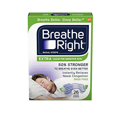 Breathe Right Extra Clear Nasal Strips - 26 Count